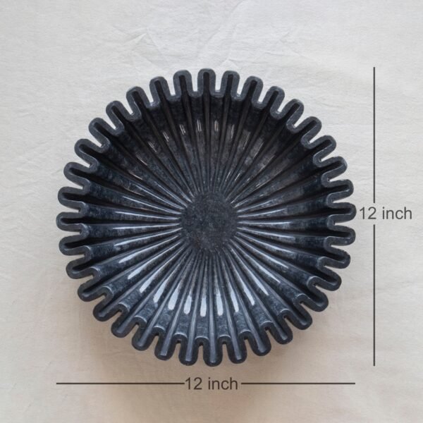 Marble Uril - Black Scalloped - Image 4
