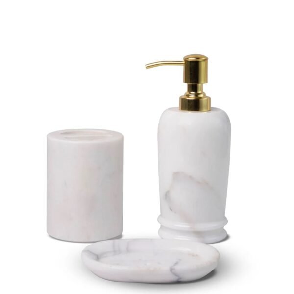 Marble Bathroom Set ( Statuario ) - Image 4