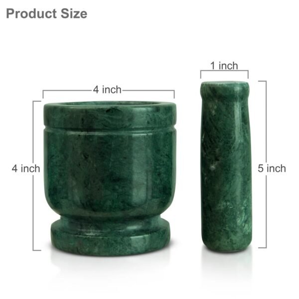 Green Marble - Mortar & Pestle - Image 5