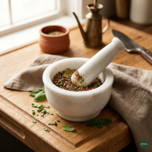 White Marble - Mortar & Pestle