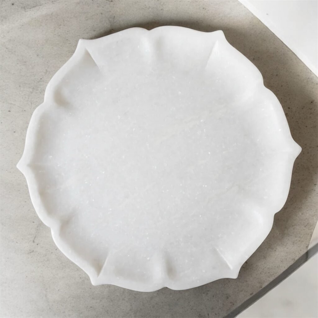 Marble Tray ( Flower )
