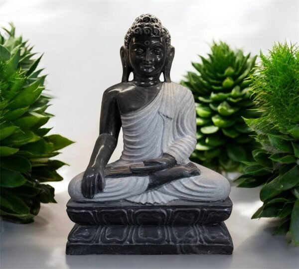 Buddha Black Marble Statue