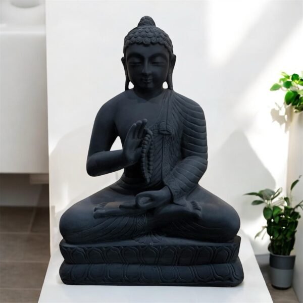 Buddha Black Marble Statue