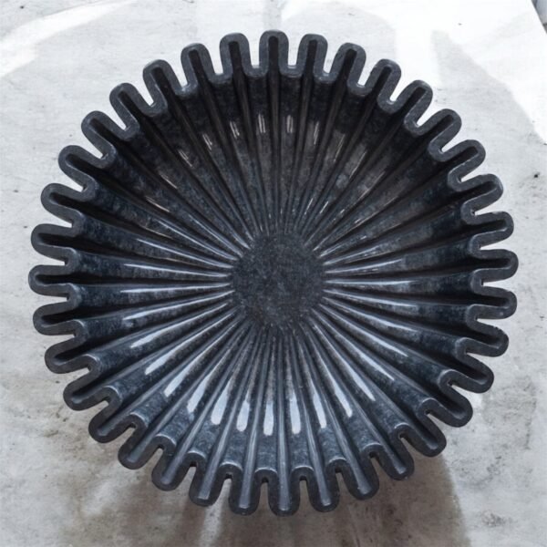 Marble Uril - Black Scalloped - Image 2