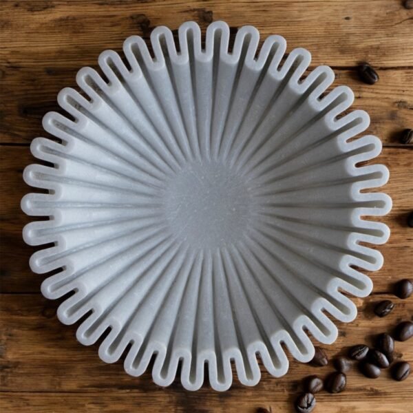 Marble Uril - Black Scalloped - Image 2