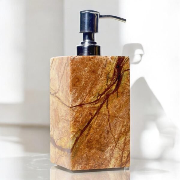 Marble Soap Dispenser Rainforest ( Brown ) - Image 2