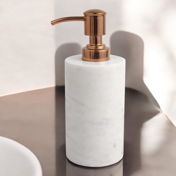 Marble Soap Dispenser ( Wonder White ) - Image 3