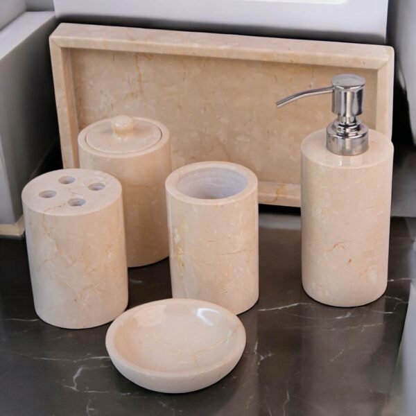 Marble Bathroom Set ( Bottochino ) - Image 3