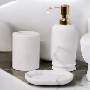 Marble Bathroom Set ( Statuario )