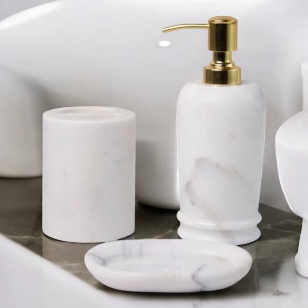 Marble Bathroom Set ( Statuario )