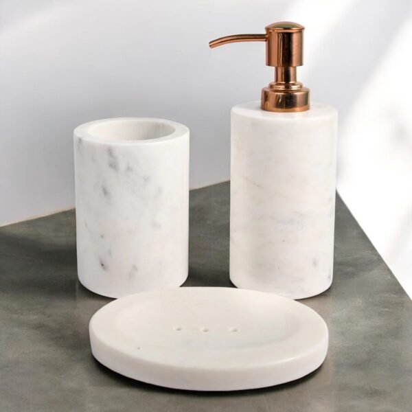 Marble Bathroom Set ( Wonder White ) - Image 2