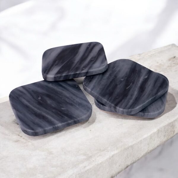 Marble Coaster ( Aqua Black ) - Image 2