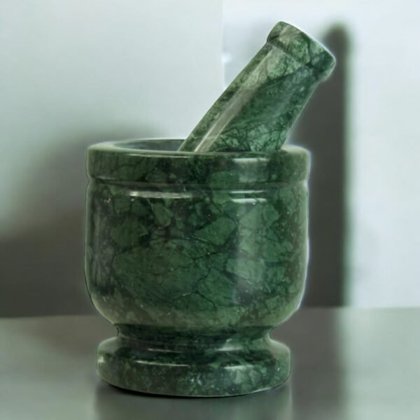 Green Marble - Mortar & Pestle - Image 3