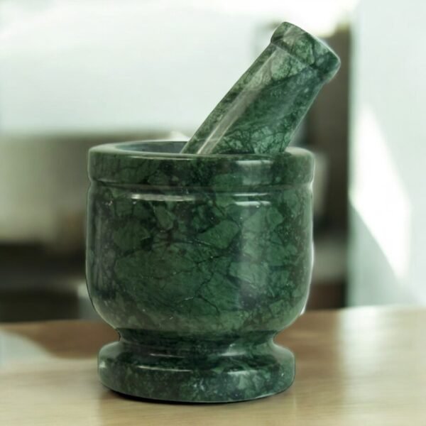 Green Marble - Mortar & Pestle - Image 2