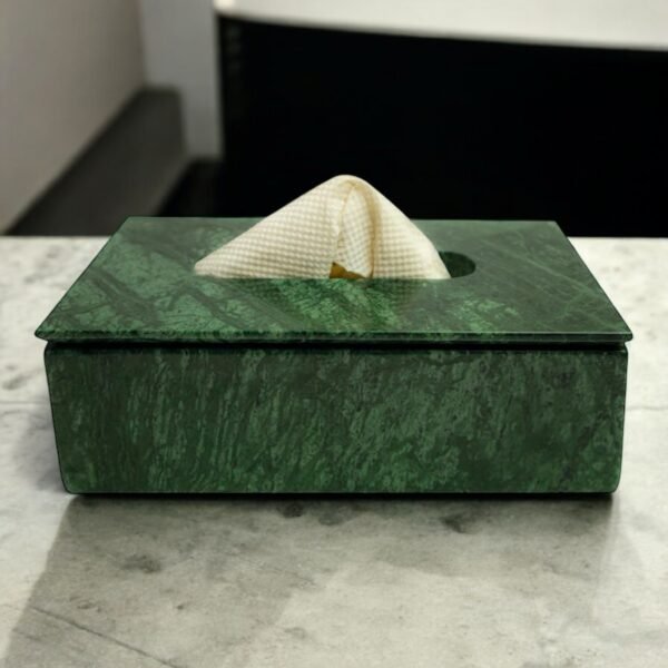 Marble Tissue Box ( Green ) - Image 4