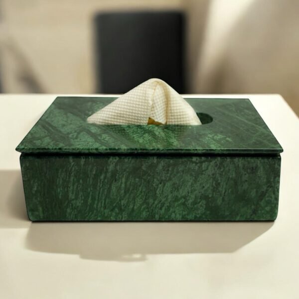 Marble Tissue Box ( Green ) - Image 3