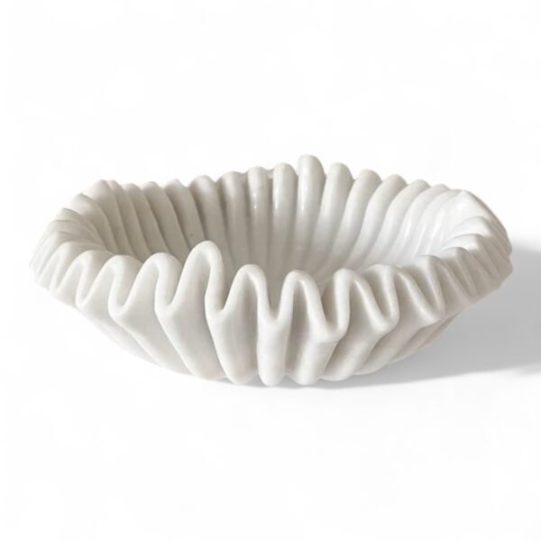 White  Marble  Fluted Uril - Image 3