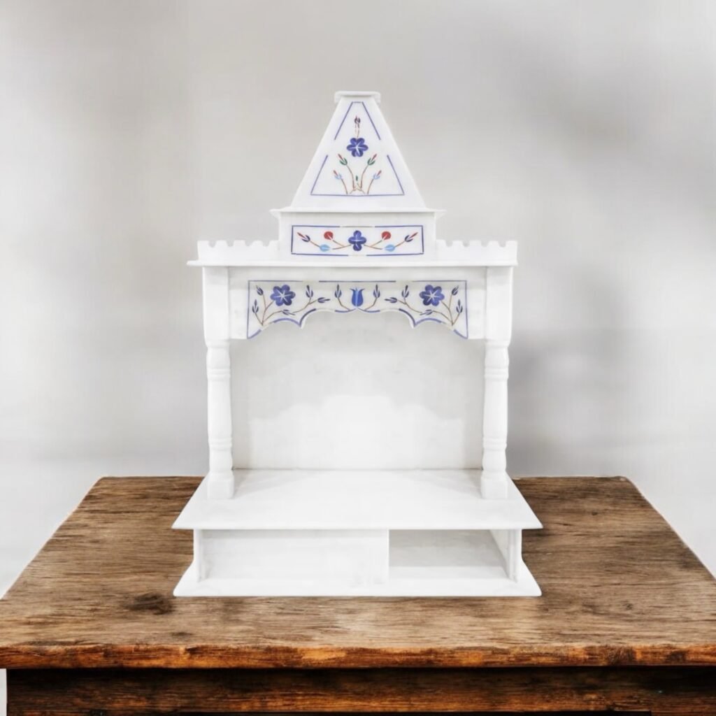 Marble Temple Blue Inlay